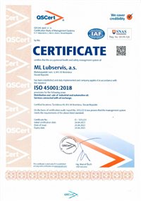 Certifikát o využití environmentálneho manažérstva ISO 14001:2004