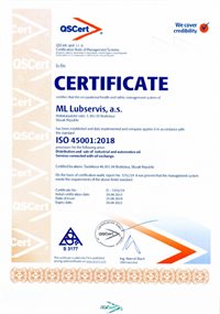Certifikát o využití environmentálneho manažérstva ISO 14001:2004